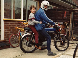 David Millington In 1984 On Blue 2go With Peashooter